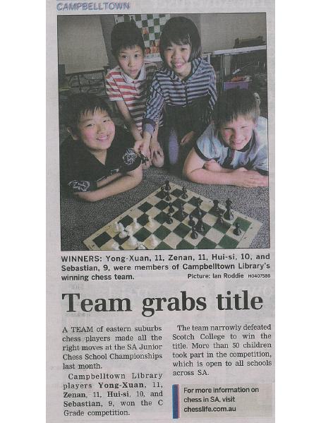 Australian Junior Chess community