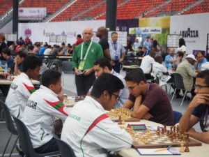 Madagascar team in action for round 4