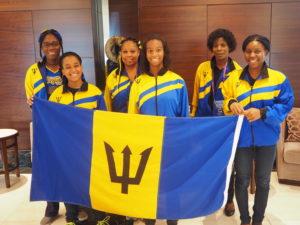The Women's team from Barbados
