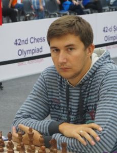 GM Sergey Karajakin on board 1 for Russia