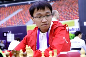 GM Nguyen Ngoc Truong Son from Vietnam. Phot courtesy of Eteri Kublashvili